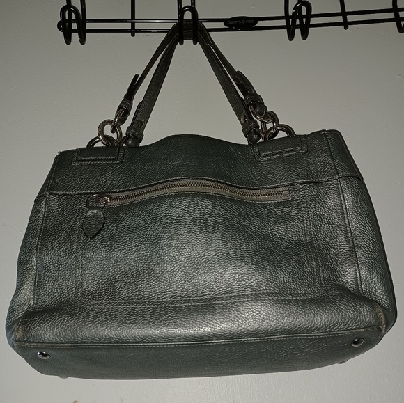 Coach Silver/grey shoulder bag - Picture 7 of 9